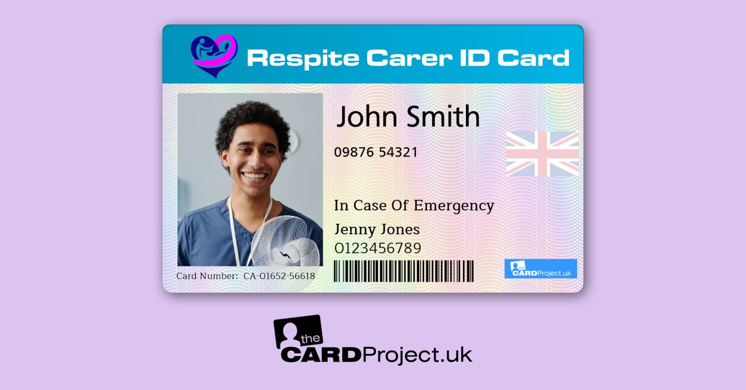 Respite Carer ID Card Premium (FRONT)